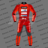 Marc Marquez MotoGP Ducati Motorcycle Leather Race Suit 2025 Back